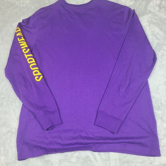 Y2K Nike Sportswear Air Max 90  long sleeve‎ Tee Purple Size X-Large Vintage - Picture 8 of 8